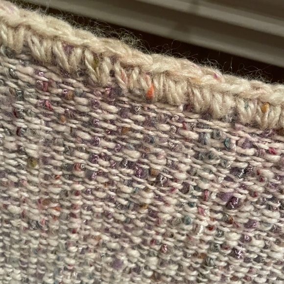 Handmade Woven Wide Sleeve Cardigan Artsy Lagenlook Capsule Cottagecore L - Picture 5 of 11